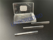 High Durability Silver Alloy Cigarette Production Machine Knife Blades 4*4*63mm For MK8 MK9 GD