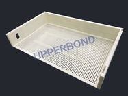 Yellow Tobacco Machinery Spare Parts Loding Plastic Tray For Cigarette Packer