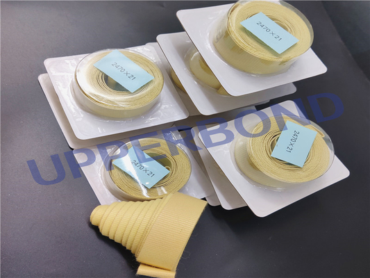 Fiberglass Reinforced Glued Conveyor Tape For Filter Long Life Service