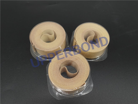 Yellow Thickness Aramid Fiber Tape For GD Tobacco Machine Maker