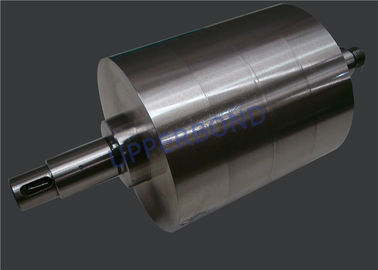 Cigarette Maker Alloy Steel Gluing Roller Adhesives To Tipping Paper