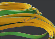 Tobacco Packer Industrial Drive Belts Long Functional Life Green &amp; Yellow Color
