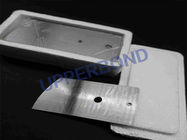 132*60*0.2 mm Long Cut Off Blade On Traditional Design Of Cigarette Production Machine For First Cutting Process