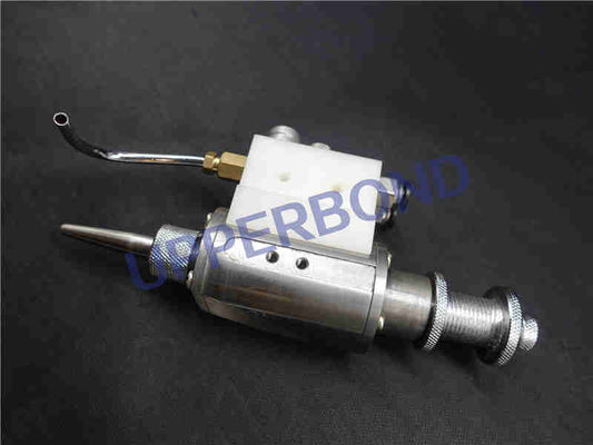 Air Drive Pneumatic Gluing Nozzle For Paper Adherence Assembled In Cigarette Makers