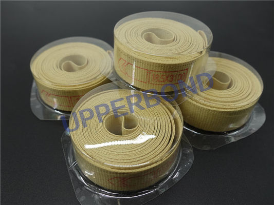 Tobacco Machine Spare Parts Yellow Garniture Tape High Temperature Resistance