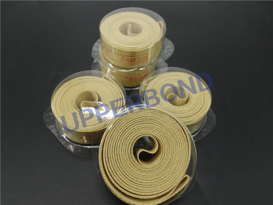 Cigarette Transfer Conveyor Belt High Intensity Yellow Aramid Garniture Tape