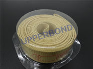 Yellow Kevlar Fiber 18.5 * 3100 Mm Garniture Tapes For Cigarette Maker