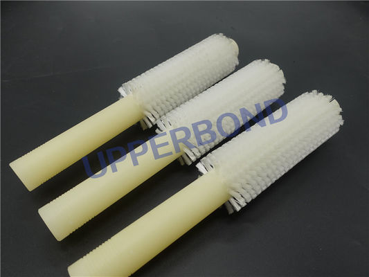 White Plastic Long Nylon Brush Tobacco Machinery Spare Parts