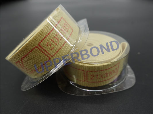 Buy 18.5 * 3100 Mm Yellow Garniture Tapes For Cigarettes Filter Rod Making Machine online manufacture