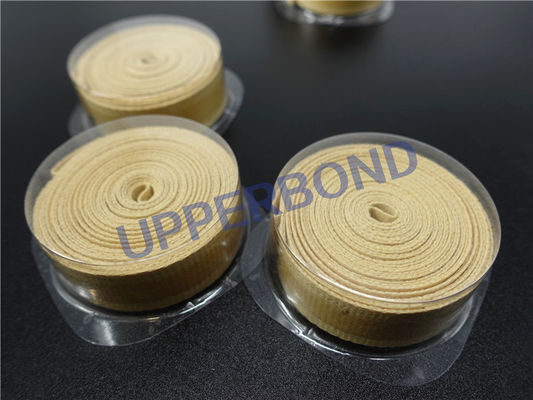 Customized Format Yellow Garniture Tape For MK8 MK9 Cigarette Machine