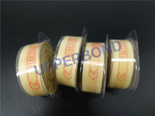 18 * 3505 Mm Aramid Garniture Tape With Glue For MK9 Cigarette Machine