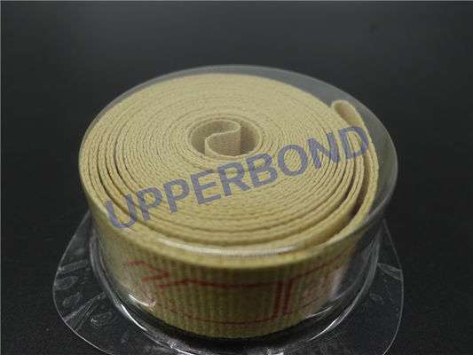 Customized Format Garniture Tape 21 * 3100 MM Yellow Conveyor Belt