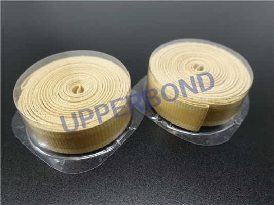 18 * 3505 mm Transmission Belt High Resistance Yellow Garniture Tape For MK9 Cigarette Maker