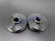 Black Alloy Belt Pulley Spare Parts For Cigarette Packing Machine