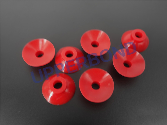 Packing Machine Spare Parts Red Color Non Toxic Rubber Suction Bowl