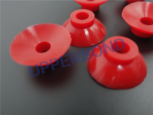 HLP Packing Machine Parts Soft Rubber Red Color Suction Bowl