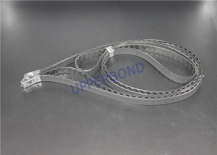 Black Toothed V Belt , Toothed Rubber Belt Tobacco Machinery Spare Parts