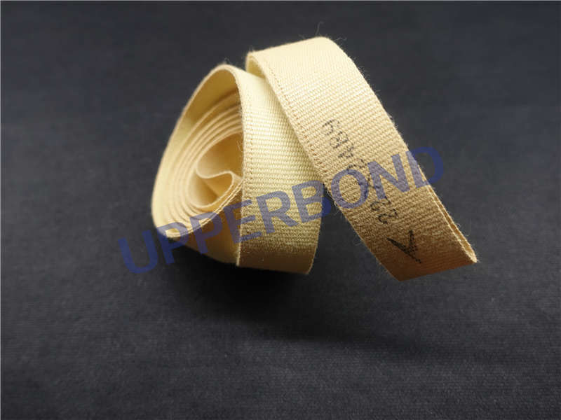 Yellow Kevlar Fiber Material Garniture Tape In Transmission Belt High Efficiency