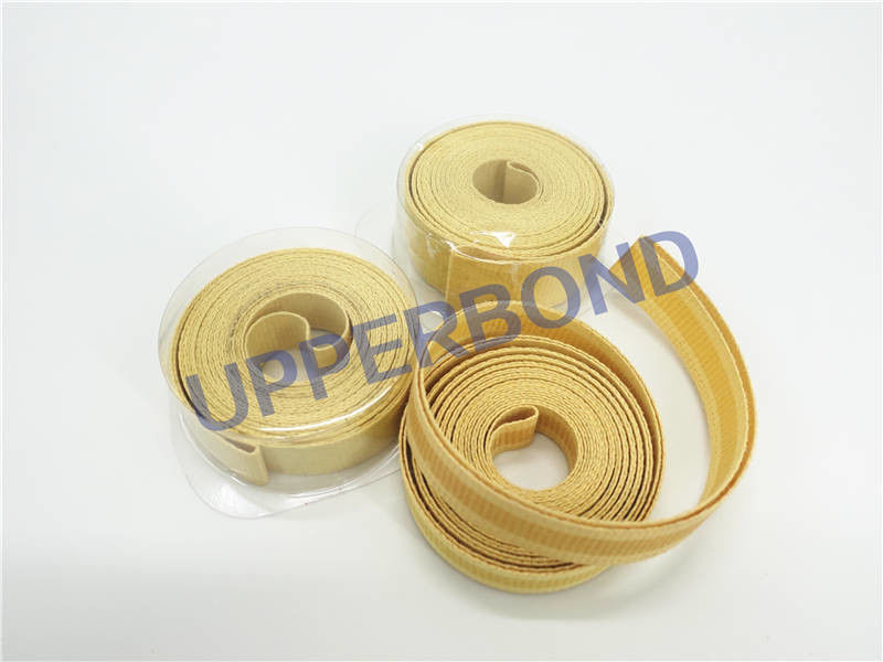 Centre Coated Smooth Surface Garniture Tape For KDF2 Machine / Kevlar Duct Tape