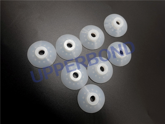 White Color Round Shape Customized Size Soft Suction Cap Bowl For HLP Packing Machine