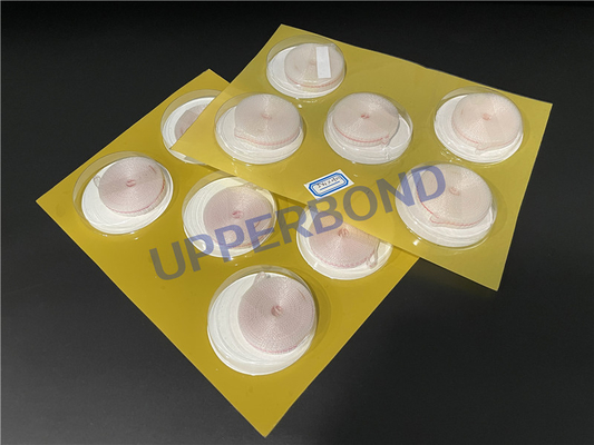 MK8 / MK9 / Passim White Nylon Suction Tape 4000mm For Tobacco Machine