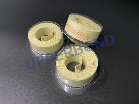 Temperature Resistance Aramid Fiber Garniture Tape For Cigarette / Filter Maker Conveying Process