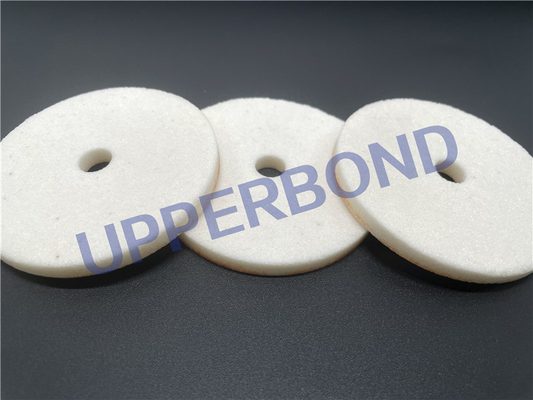 Rust Proof Customized  7X10X6mm White Grinding Wheel  Tobacco Machinery Spare Parts