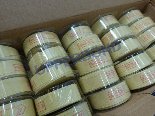 Kevlar Fiber Yellow Garniture Tapes Conveyor Belt Cigarette Machine Spare Parts