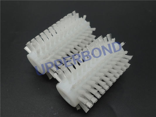Industrial White Short Nylon Brush For Tobacco Machinery MK8 MK9