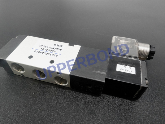 Part Number SR551-RN28DW 24V Solenoid Valve Spare Parts For Cigarette Machine